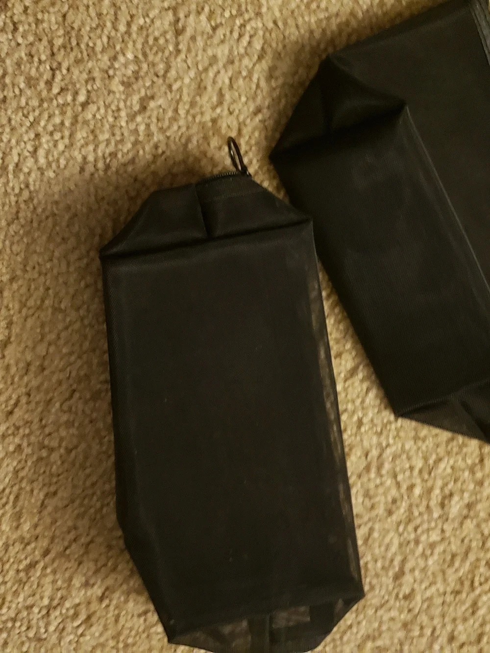 Black Travel Cosmetic Pouch Set - Unbranded